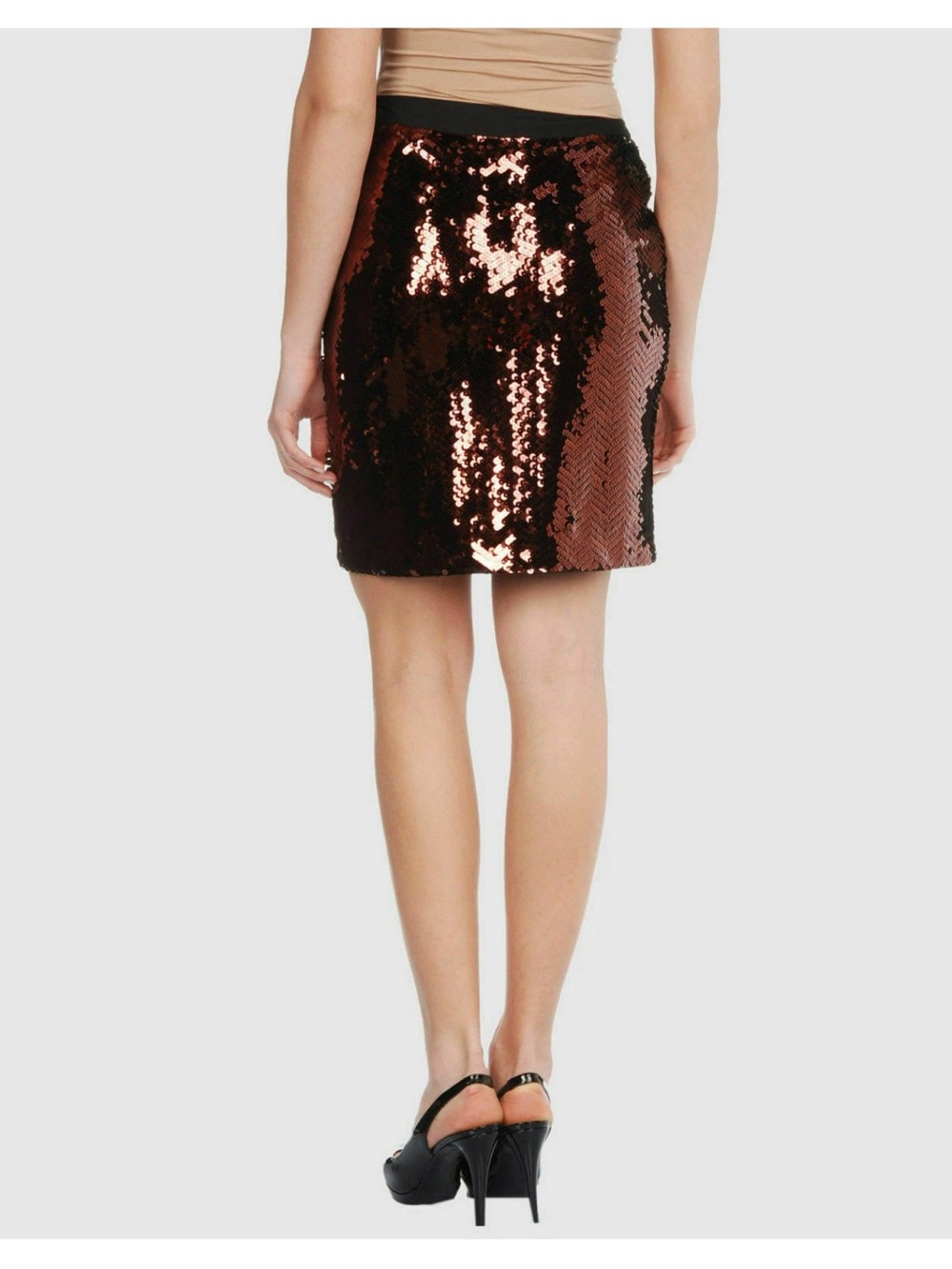 See by Chloé Copper Sequin Chevron Mini Skirt |
Size 42 or US 6 - Picture 3 of 15